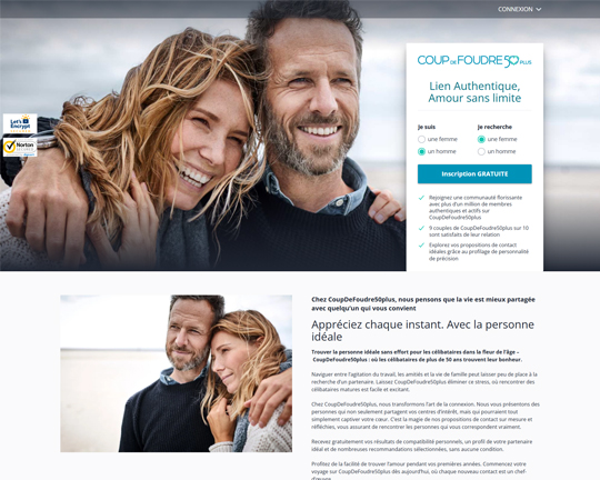 Coupdefoudre50plus.fr